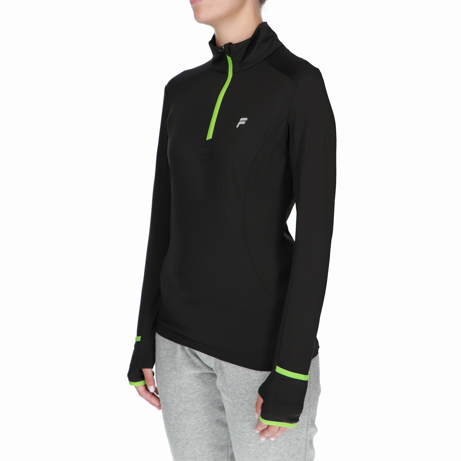 RANDE half zip running shirt wmn